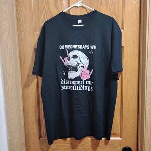 Kuyuanwai On Wednesdays We Disrespect Our Surroundings 2XL Women's T-Shirt
